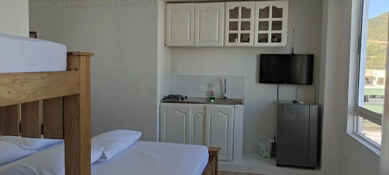 Apart Otel Luna Azul Rodadero Apartaestudios Santa Marta Kolombiya